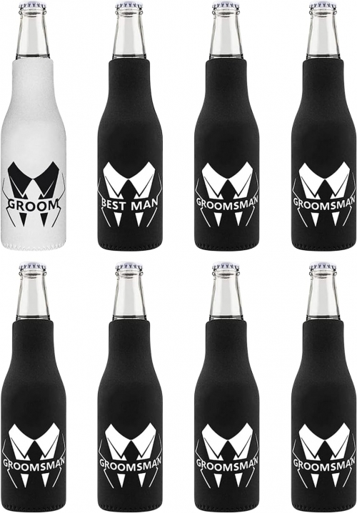 GroomBrideGifts Wholesale Bachelor Party Favors Can Cooler Sleeves Beer Can for Party Decorations(P-LJB) GroomBrideGifts Wholesale Bachelor Party Favors Can Cooler Sleeves Beer Can for Party Decorations(P-LJB)