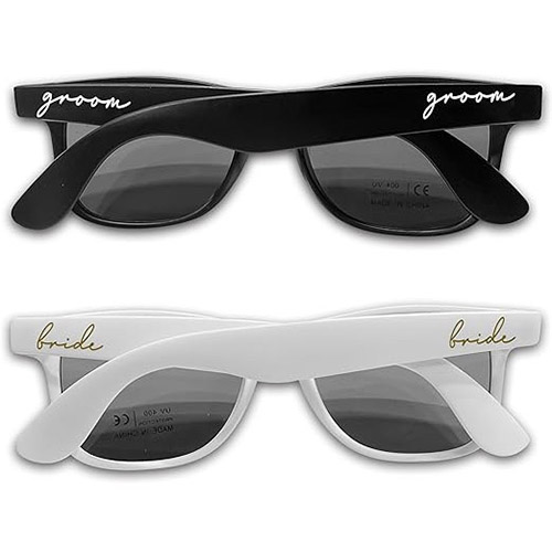 Wholesale Price Groom Bride Printing Couple Sunglasses PACK 2 Wholesale Price Groom Bride Printing Couple Sunglasses PACK 2